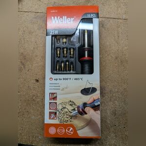 Weller 25W Woodburning Pen Kit — Black & Red